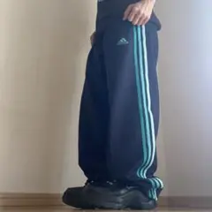 00s archive adidas wide track pants y2k
