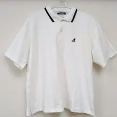 KANGOL MONO-MART コラボ ポロシャツ ホワイト　Lサイズのサムネイル