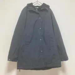 【ザノースフェイス】長袖 ボアジャケット 黒 フード付き アウター レディースL