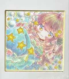 【送料込】オリジナル 手描きイラスト それでは聴いてください 【豆色紙】