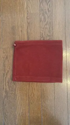 赤いフリース ネックウォーマー