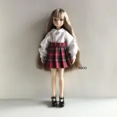 22センチ　20センチドール服　ハンドメイド　No.200