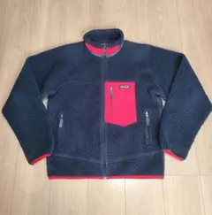 【最終値下】Patagonia フリースジャケット ネイビー/レッド