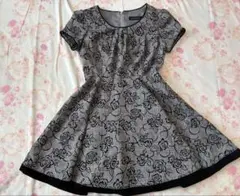 ★週末価格L'ESTROSEAMIEレストローズ 薔薇チェックワンピースリズリサ