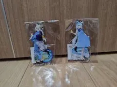 極楽湯 マフラータオル 白神フブキ キーチェーン クリアファイル 