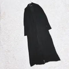 【ZARA KNIT】　ロングニットカーディガン　（Ｍ）　薄手　長袖　スリット