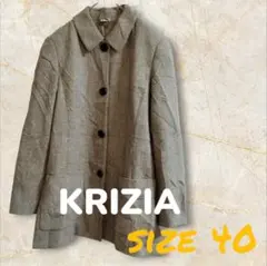 KRIZIA ヘリンボーンジャケット サイズ40のサムネイル