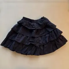 kate spade フリルスカート ブラック 150