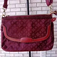 Christian Olivier　新品未使用　バーガンディ ショルダーバッグ