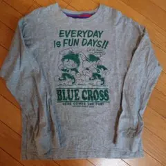 BLUE CROSS グレー長袖Tシャツのサムネイル