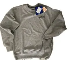 グレー クルーネック トレーナー M