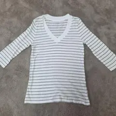 Gap Vネック七分袖Tシャツ Sサイズ