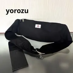 yorozu タスキ　ボディバッグ　ショルダーバッグ　クロスボディ　黒　斜め掛けのサムネイル