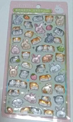 ☆正規品☆ボンボンドロップシール モルモット＆ウサギ　ボンドロ　株式会社クーリア