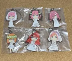 五等分の花嫁　ラバーストラップ　6種セット