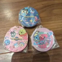 たまごっち◎アクリルスライドミラーコレクション◎3点セット◎デザインA、B、E