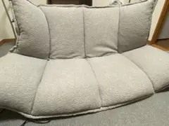 LOWYA 2人掛けソファ　グレー