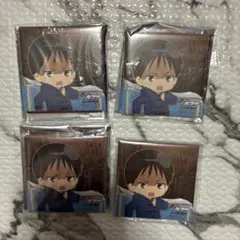 黒子のバスケ 伊月俊 スクエア缶バッジ J-WORLD 4個セット