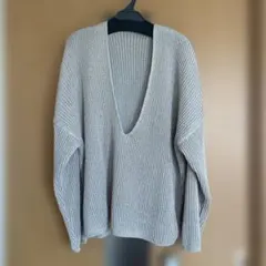 新品スコットクラブ Agaラメ ゴールド ニット