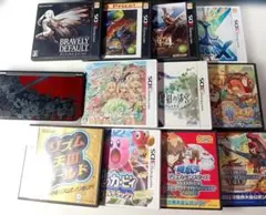 【中古 美品】New 3DS LL スマブラエディション 箱充電器ソフト11本付