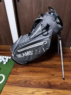 BEAMS GOLF スタンド キャディバッグ　グレーのサムネイル