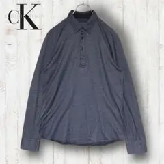 Calvin Klein 長袖ポロシャツ　カフス袖　オンワード樫山