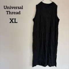 Universal Thread 【XL】ノースリーブワンピース 黒ブラック