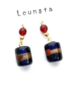 5点で450円引き ハンドメイドピアス 樹脂ピアス とんぼ玉ピアス