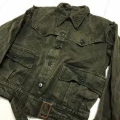 40'sビンテージ古着！ユーロビンテージ？ ミリタリーモーターサイクルジャケット
