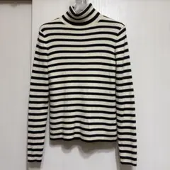 ロペピクニック タートルネック ボーダー