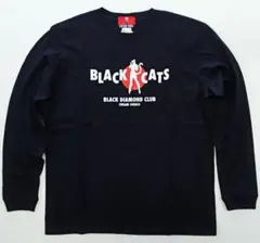 【新品】ピンクドラゴン/ Cream Soda ブラックキャッツ 長袖T (L)のサムネイル