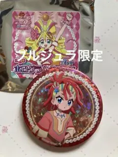 映画　キミとアイドルプリキュア　テラ　ホログラム缶バッジ　ブルジュラ