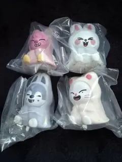 スキズ ガチャ ライトマスコット4点セット売り