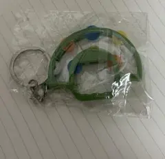 ゆず　ガチャ　タンバリン　キーホルダー　緑