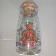 平成レトロ　瓶　COTTON　BEAR　ファンシー 小物入れ　収納　アンティーク