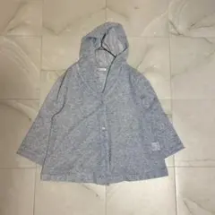 SIMPLE LIFE(L)水色 フーディー7分袖カーディガン