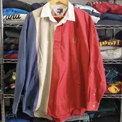 トミーヒルフィガー クレイジーパターン 長袖プルオーバーシャツ