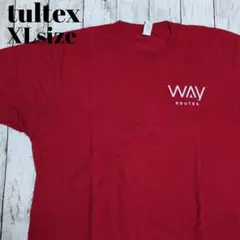 アメリカ古着　タルテックス　企業系　両面プリント　シンプル　大きいサイズ
