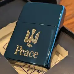 新品】ピース Peace ブルーチタン Zippo ミレニアムモデル - メルカリ