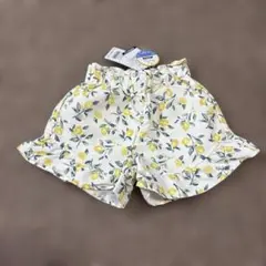 レモン柄はっ水加工ハーフパンツ 100cm アプレレクール　水陸両用