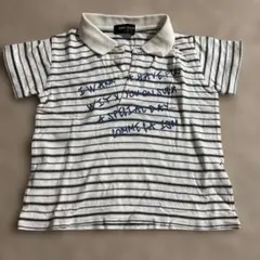 美品 COMME CA ISM ポロシャツ 100A ボーダー