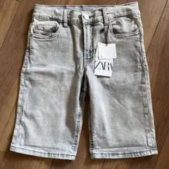 新品/ZARA/ザラ/ハーフパンツ/150cm/グレー