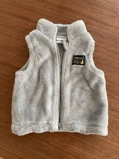 【BACK & FORTH 】ベビーベスト 80 グレー