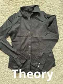 Theory レディース　長袖シャツ　美品　黒　サイズ4