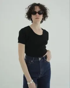 clane scoop sleeve compact tops mix 1 - メルカリ