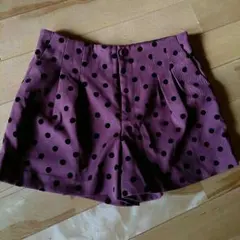 ２枚組！水玉ショートパンツ！黒のショートパンツ！