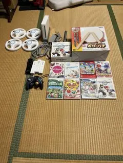 豪華商品✨Nintendo Wii 本体とゲームソフトセット８本 まとめ売り！