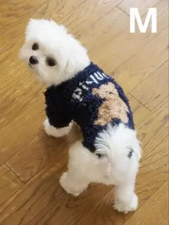 新品Mサイズ【HOLIDAY】ジェラートスノーベアジャガードプルオーバーネイビー