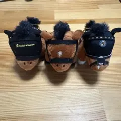 【即購入可】サラブレッドホースコレクション　プチぬいぐるみ　3体セット