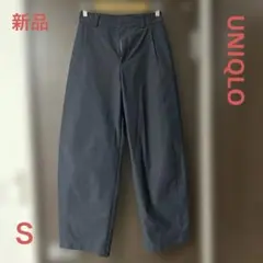 新品❤︎ジャージーバレルレッグパンツ◾️ネイビーS